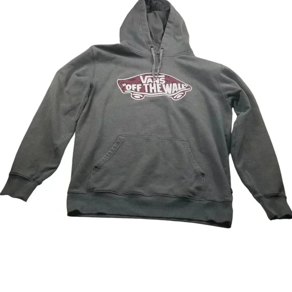 Vans Other - Vans Off the Wall Gray Hoodie Sz M